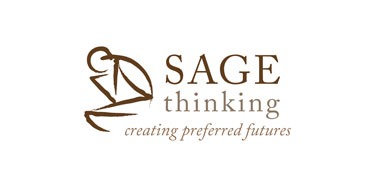 Sage Logo Byline Brown White Big